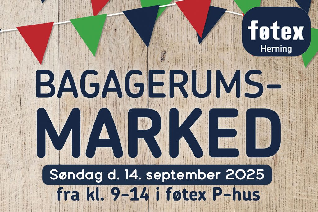 Bagagerumsmarked 14. September 2024 i føtex P-hus